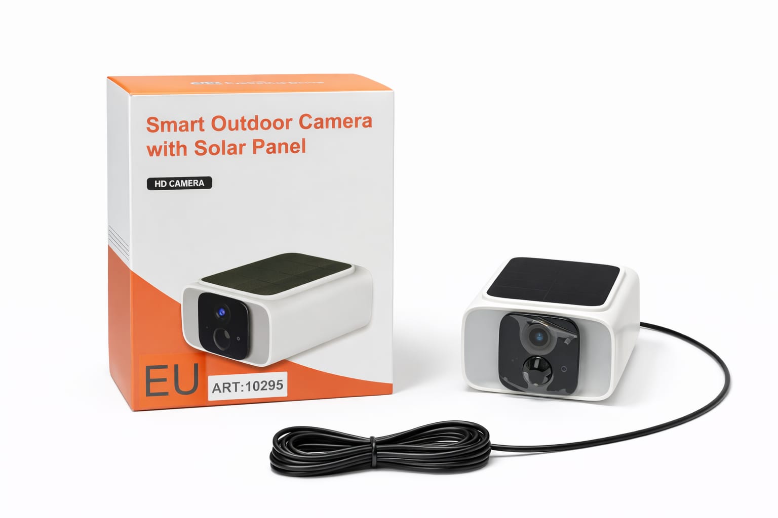 Outdoor Überwachungskamera mit integriertem Solarpanel (HD)